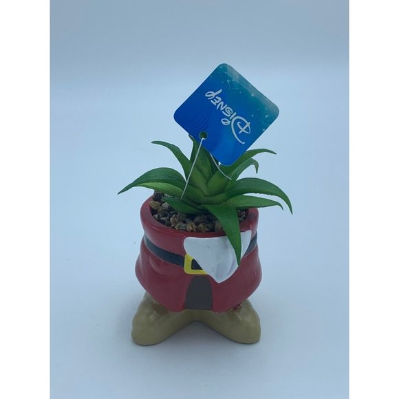 Disney Grumpy Ceramic mini planter with Faux Succulent - Picture 1 of 5